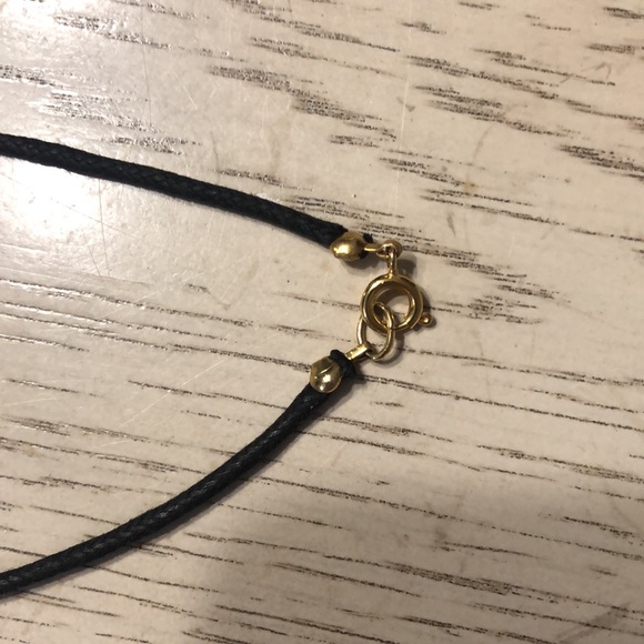 Necklace-earrings set. Handmade/hand painted green cats! So cute! - Picture 6 of 6